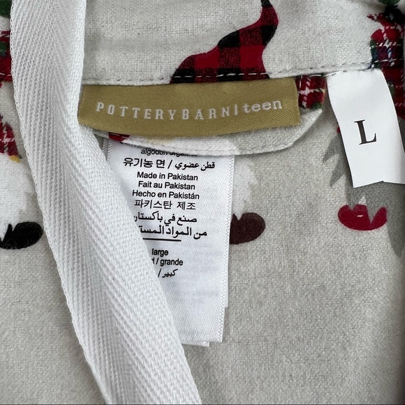 Holiday Gnome Organic Flannel Pajama Set L - Picture 6 of 8